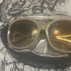 Armani Exchange Beige Sunglasses